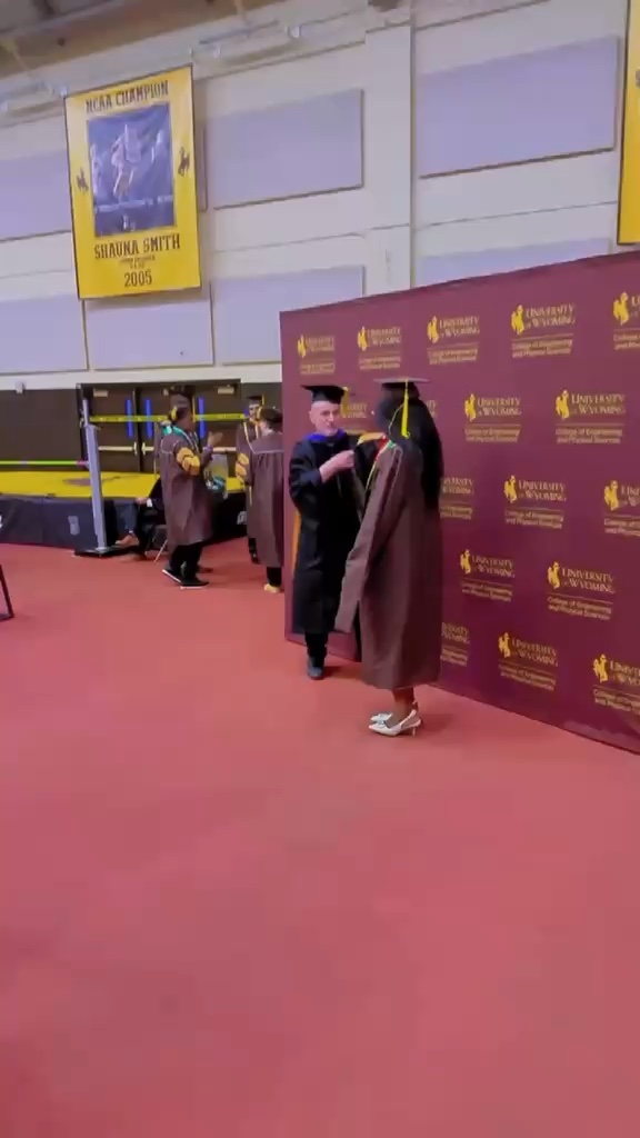 Master’s graduation hooding ceremony