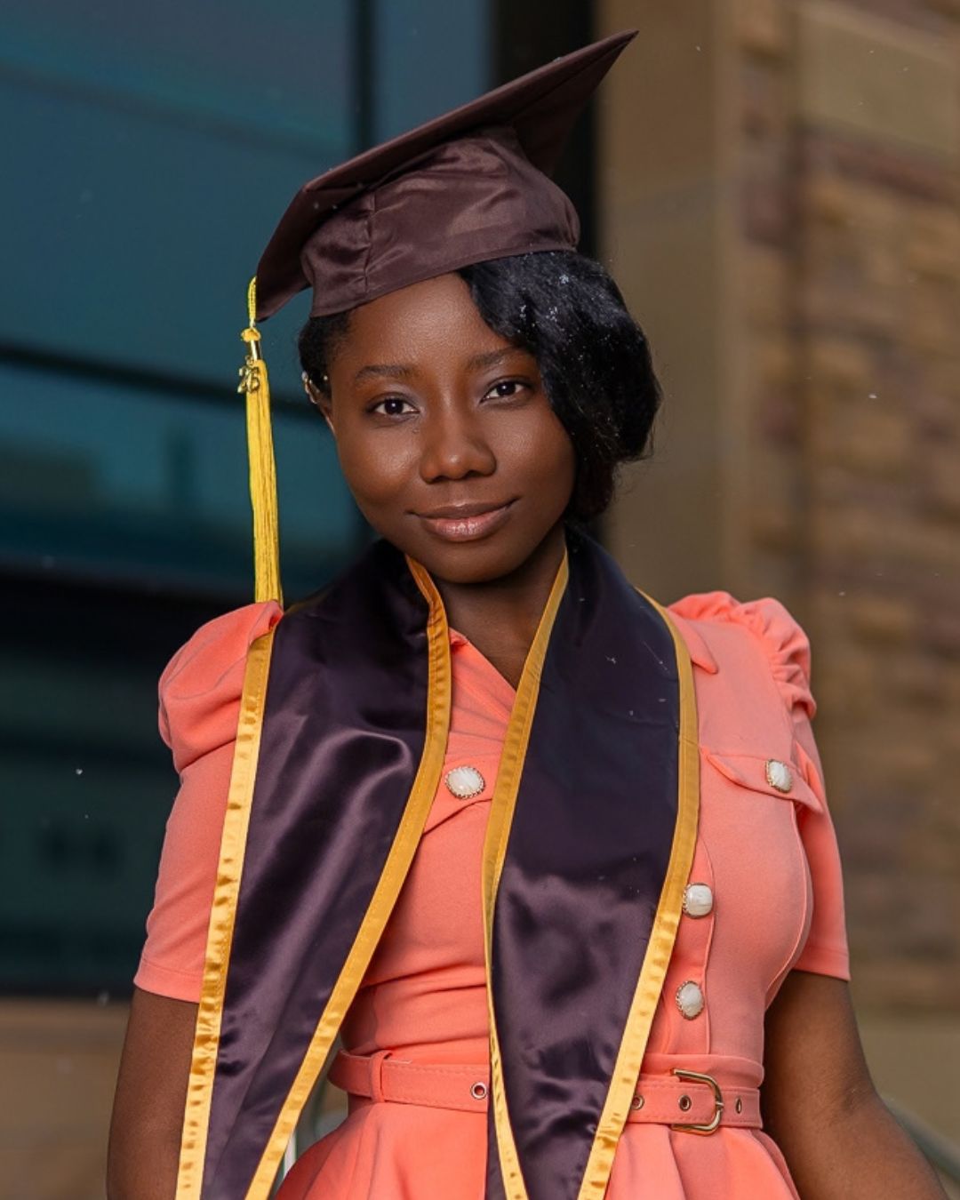Graduation portrait of Joana Konadu Owusu